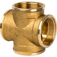 Крестовина 90° латунная Stout 2"вр