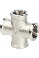 Крестовина 1/2"вр Stout никелированная латунная