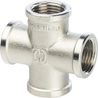 Крестовина 1/2"вр Stout никелированная латунная