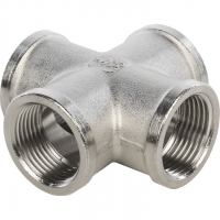 Крестовина 3/4"вр Stout никелированная латунная