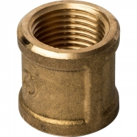 Муфта латунная переходная Stout 1/2"вр х 1/2"вр