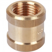 Муфта латунная переходная Stout 1/4"вр х 1/4"вр