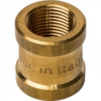 Муфта латунная переходная Stout 3/8"вр х 3/8"вр