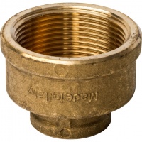 Муфта латунная переходная Stout 1 1/2"вр х 3/4"вр