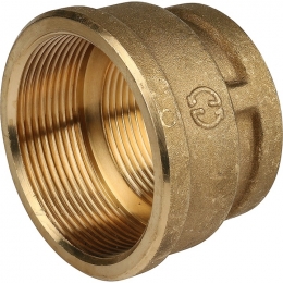 Муфта латунная переходная Stout 2"вр х 1 1/2"вр