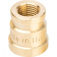 Муфта латунная переходная Stout 3/8"вр х 1/4"вр