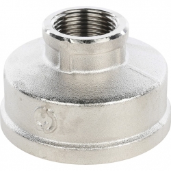 Муфта латунная переходная Stout 2"вр х 3/4"вр никелированная