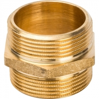 Ниппель латунный Stout 1 1/2"нр х 1 1/2"нр