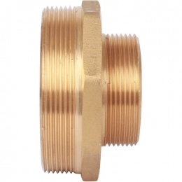 Ниппель латунный переходной Stout 3"нр х 2"нр