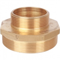 Ниппель латунный переходной Stout 3"нр х 2"нр