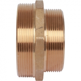 Ниппель латунный переходной Stout 3"нр х 2 1/2"нр