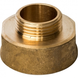 Переходник латунный Stout 1 1/2"вр х 1"нр