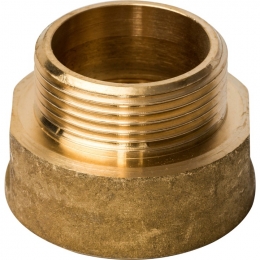 Переходник латунный Stout 1 1/2"вр х 1 1/4"нр