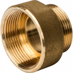 Переходник латунный Stout 1 1/2"вр х 1 1/4"нр