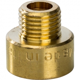 Переходник латунный Stout 1/2"вр х 1/4"нр
