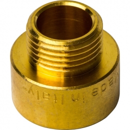 Переходник латунный Stout 1/2"вр х 3/8"нр