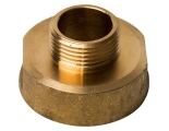 Переходник латунный Stout 1"вр х 1/2"нр
