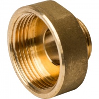 Переходник латунный Stout 1"вр х 1/2"нр