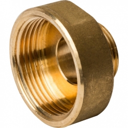 Переходник латунный Stout 1"вр х 1/2"нр