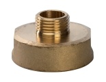 Переходник латунный Stout 1"вр х 3/4"нр