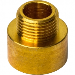 Переходник латунный Stout 3/4"вр х 1/2"нр