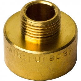 Переходник латунный Stout 3/4"вр х 3/8"нр