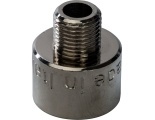 Переходник латунный Stout 1/4"вр х 1/8"нр никелированный