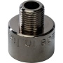 Переходник латунный Stout 1/4"вр х 1/8"нр никелированный