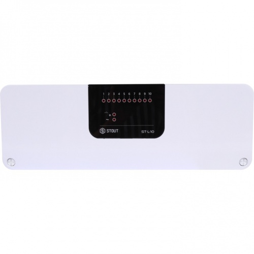 Проводной контроллер термостатических клапанов L-10 STOUT купить в интернет магазине Санрай73