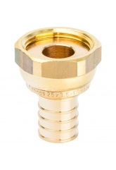 Переходник 25мм х 1"накидная гайка Stout аксиальный для труб из сшитого полиэтилена