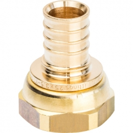 Переходник 25мм х 1"накидная гайка Stout аксиальный для труб из сшитого полиэтилена