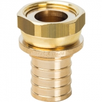 Переходник 32мм х 1"накидная гайка Stout аксиальный для труб из сшитого полиэтилена