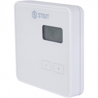 Проводной комнатный регулятор R-10b, белый STOUT