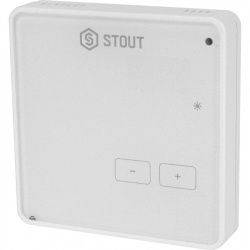 Проводной комнатный регулятор R-10z, белый STOUT