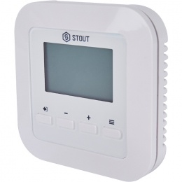 Проводной комнатный регулятор R-9s, белый STOUT