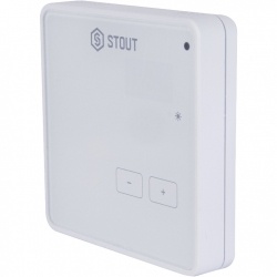 Проводной комнатный регулятор R-9z, белый STOUT