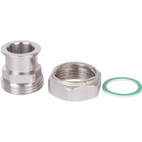 Разъемное соединение 1" с плоским уплотнением, никелированное STOUT