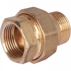 Разъемное соединение американка Stout 1"вр х 1"нр, уплотнение o-ring