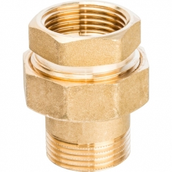 Разъемное соединение американка Stout 1"вр х 1"нр, уплотнение по плоскости