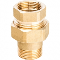 Разъемное соединение американка Stout 3/4"вр х 3/4"нр, уплотнение по плоскости