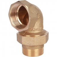 Разъемное угловое соединение американка Stout 2"вр х 2"нр, уплотнение o-ring