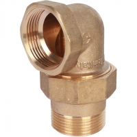 Разъемное угловое соединение американка Stout 1 1/4"вр х 1 1/4"нр, уплотнение o-ring