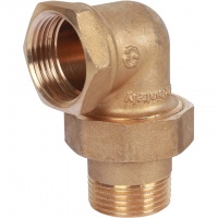 Разъемное угловое соединение американка Stout 1"вр х 1"нр