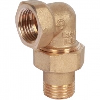 Разъемное угловое соединение американка Stout 1/2"вр х 1/2"нр