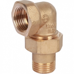 Разъемное угловое соединение американка Stout 1/2"вр х 1/2"нр