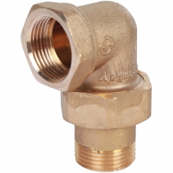 Разъемное угловое соединение американка Stout 3/4"вр х 3/4"нр