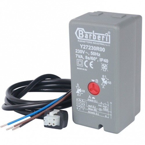 Сервопривод STOUT для 3-ходовых зональных клапанов, 230V, время движения 8 сек., 1м. купить в интернет магазине Санрай73