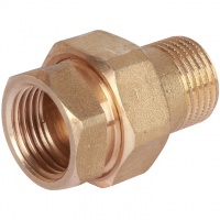 Разъемное соединение американка Stout 1/2"вр х 1/2"нр, уплотнение o-ring