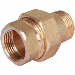 Разъемное соединение американка Stout 3/4"вр х 3/4"нр, уплотнение o-ring