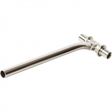 Трубка для подключения радиатора Т-образная STOUT 20/250 для труб из сшитого полиэтилена аксиальный
